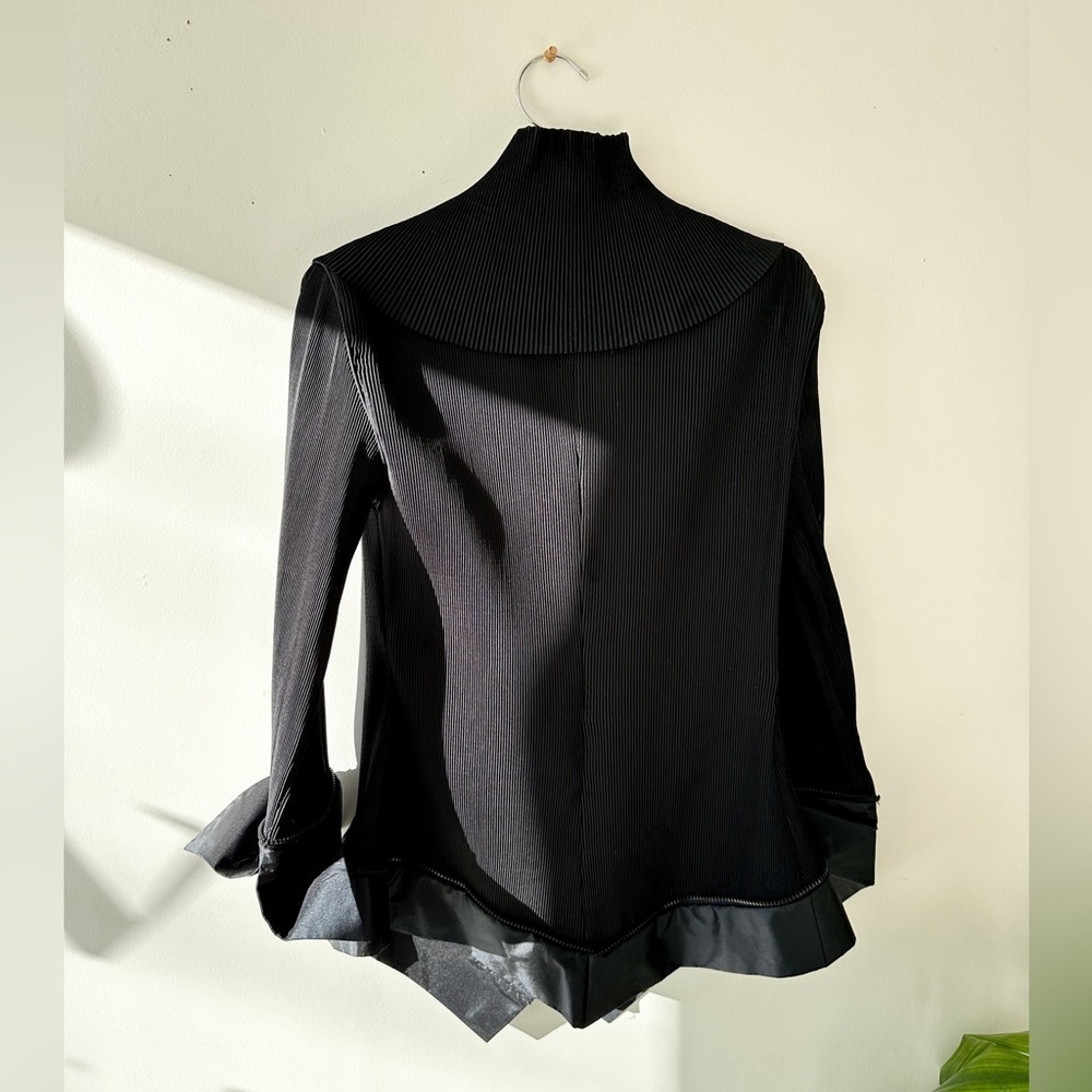IPSE Blouse/Blazer - New Wave Deconstructed Asymmetrical Top - black -Si… - Picture 3 of 10